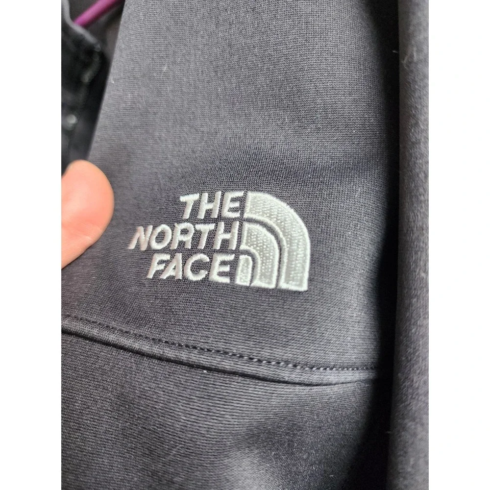 The North Face Men's Black Full Zip Jacket XL Pockets Stand-Up Collar